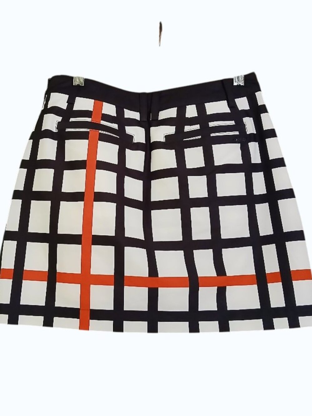 LOUIS CASTEL White/Black/Red Golf Sport Skort EUC